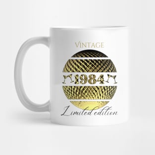 Vintage 1984 limited edition in gold Mug